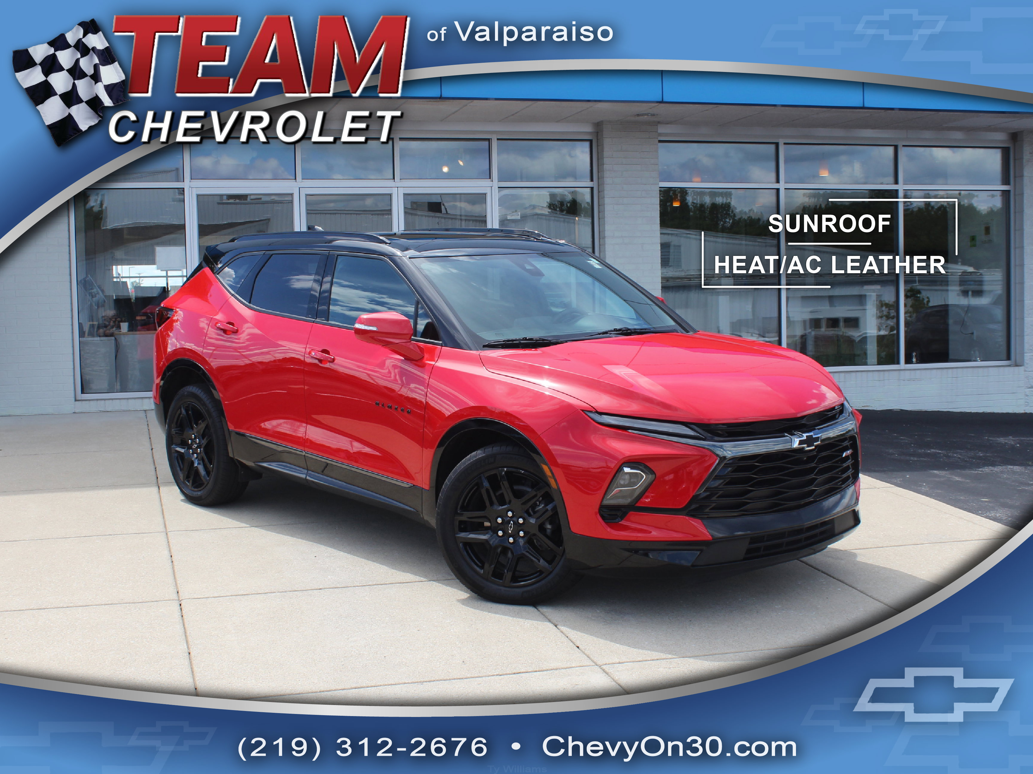 Certified 2023 Chevrolet Blazer RS w/ Driver Confidence II Package AWD/4WD image 1