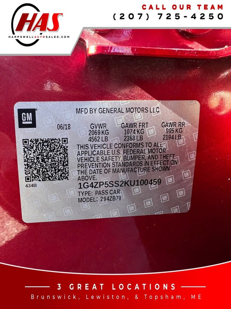 Used 2019 Buick LaCrosse Essence w/ Sights and Sounds Package FWD image 16