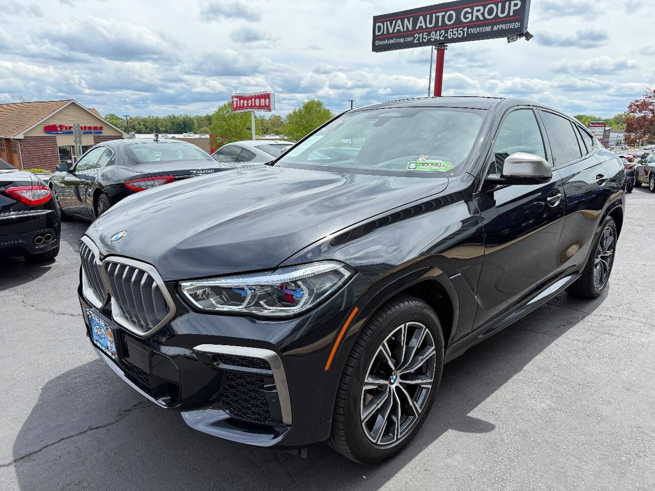 Used 2023 BMW X6 M50i w/ Executive Package AWD/4WD image 3