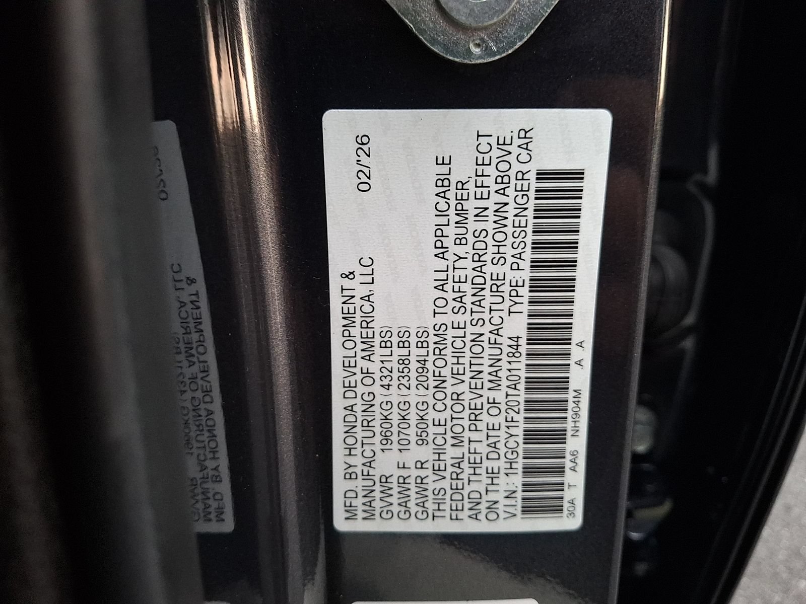 New 2026 Honda Accord LX image 10