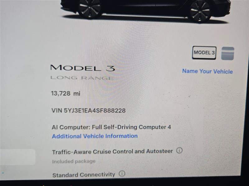 Used 2025 Tesla Model 3 Long Range RWD image 3