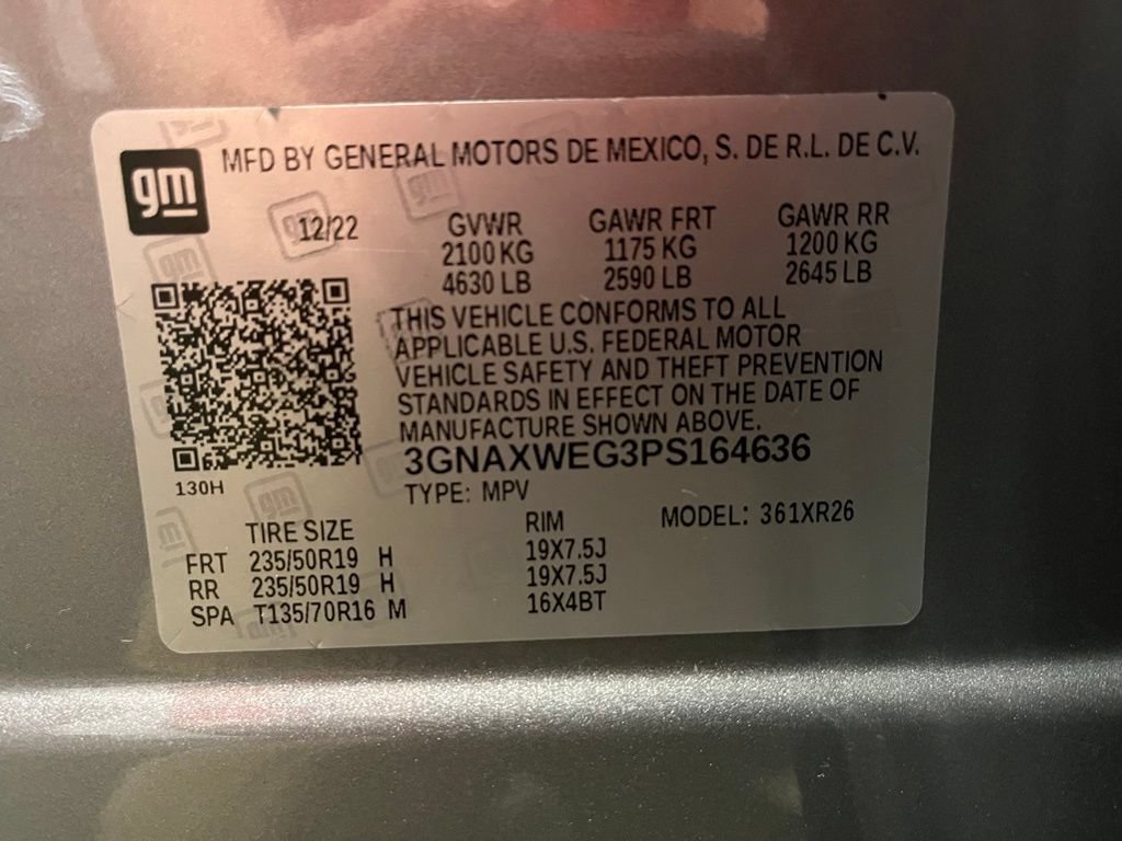 Used 2023 Chevrolet Equinox RS w/ RS Leather Package AWD/4WD image 24
