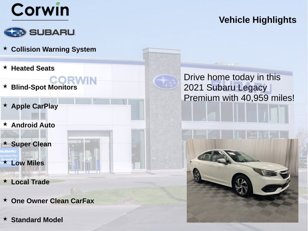 Used 2021 Subaru Legacy Premium AWD/4WD image 6