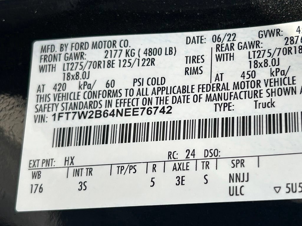 Used 2022 Ford F250 XLT w/ XLT Value Package AWD/4WD image 44