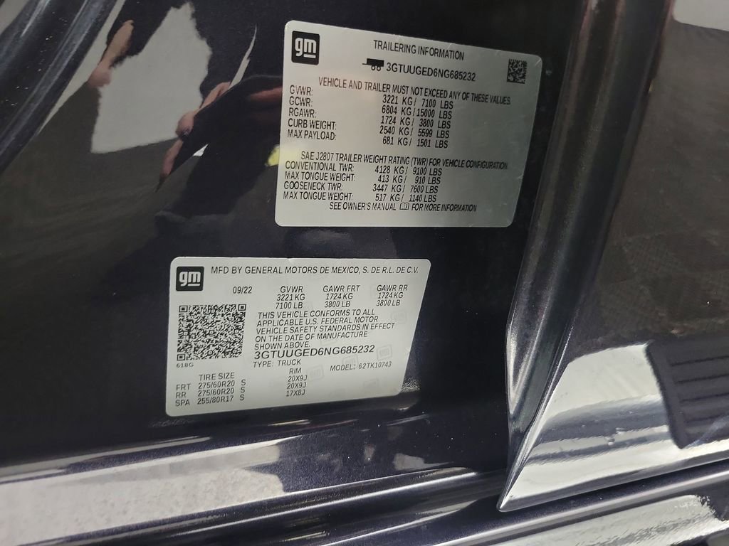 Used 2022 GMC Sierra 1500 Denali AWD/4WD image 17