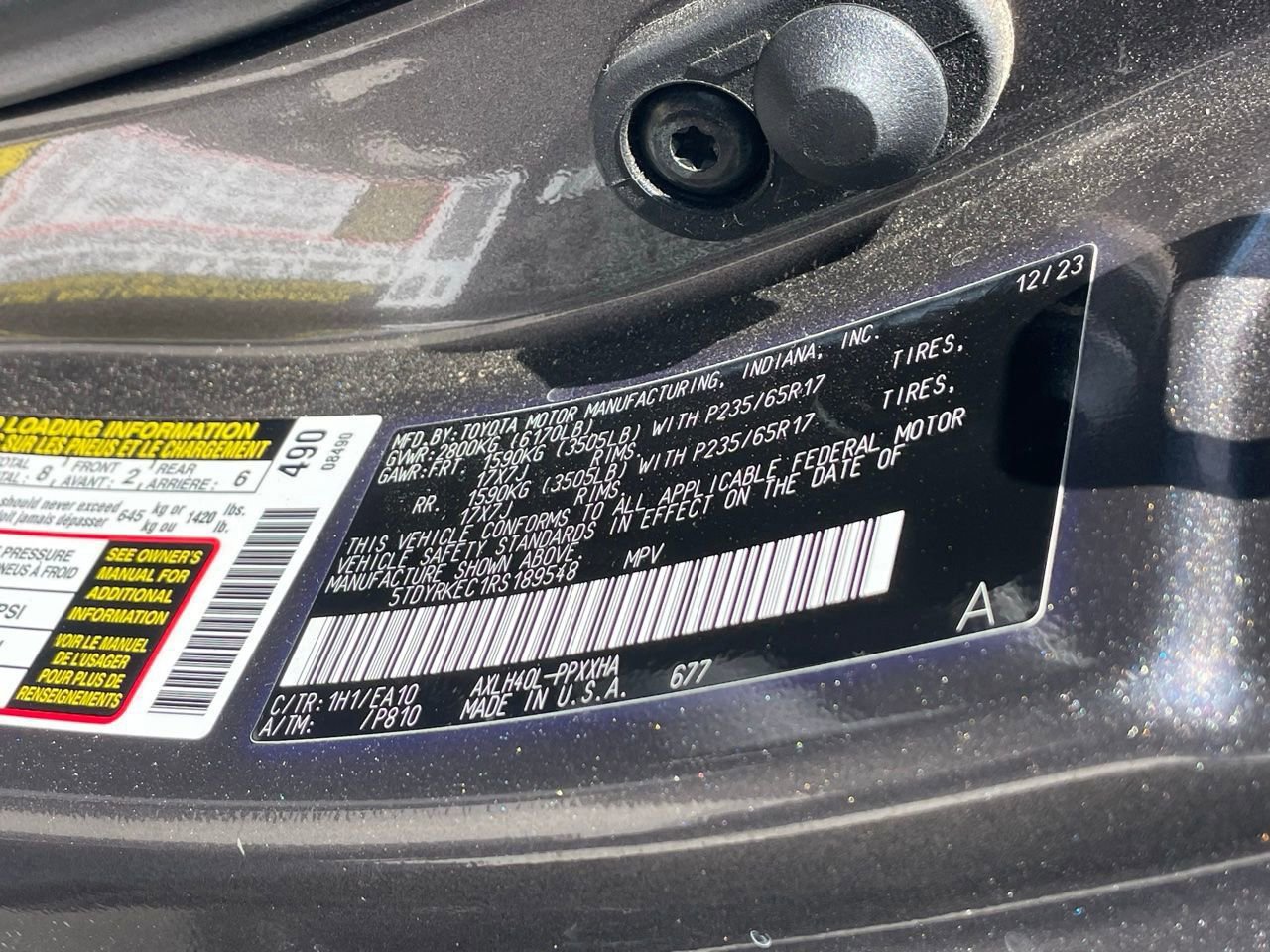 Used 2024 Toyota Sienna XLE FWD image 12