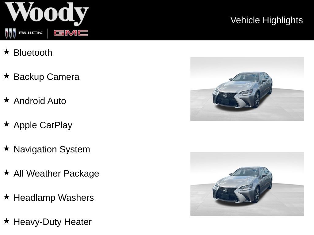 Used 2019 Lexus GS 350 F Sport w/ All Weather Package AWD/4WD image 3