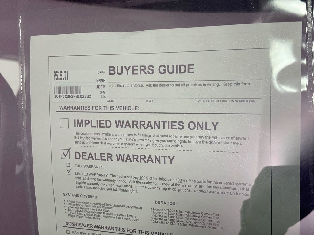Certified 2024 Jeep Wrangler Unlimited Sport AWD/4WD image 24