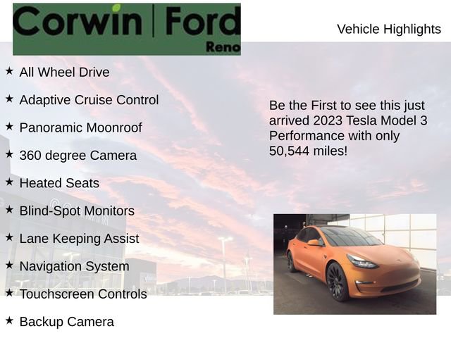 Used 2023 Tesla Model 3 Performance image 4