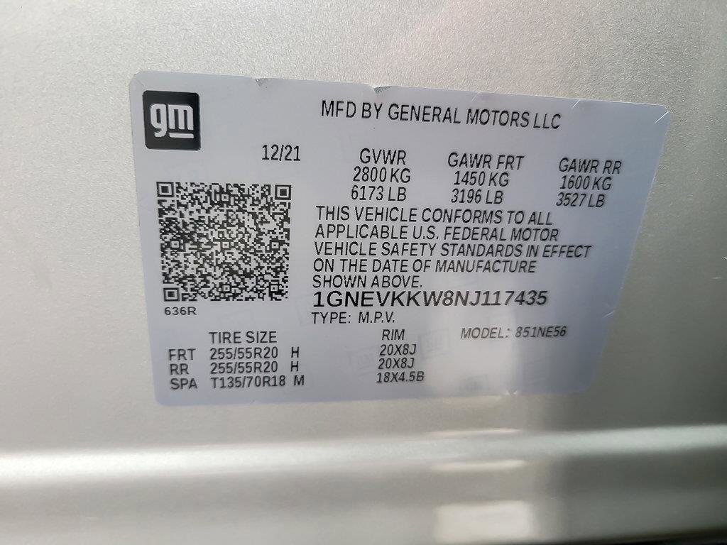 Certified 2022 Chevrolet Traverse Premier w/ Redline Edition image 27