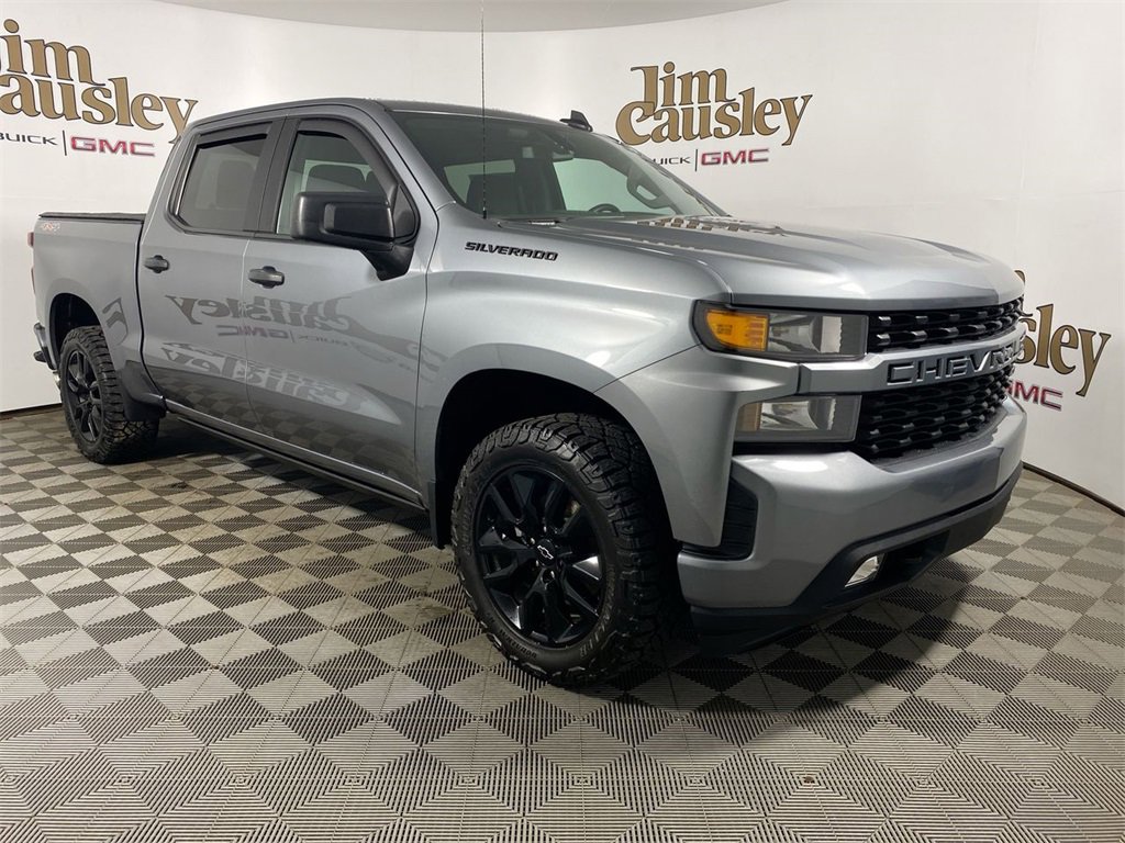 Used 2021 Chevrolet Silverado 1500 Custom w/ LPO, Dark Essentials Package
