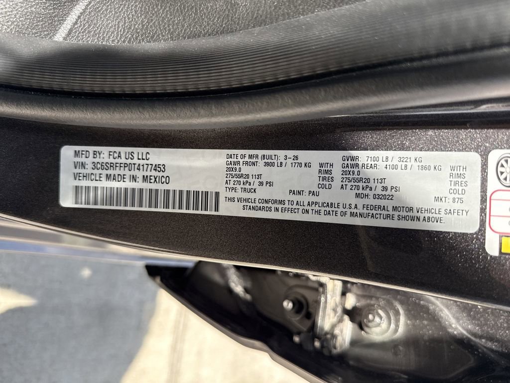 New 2026 RAM 1500 4x4 Crew Cab image 27