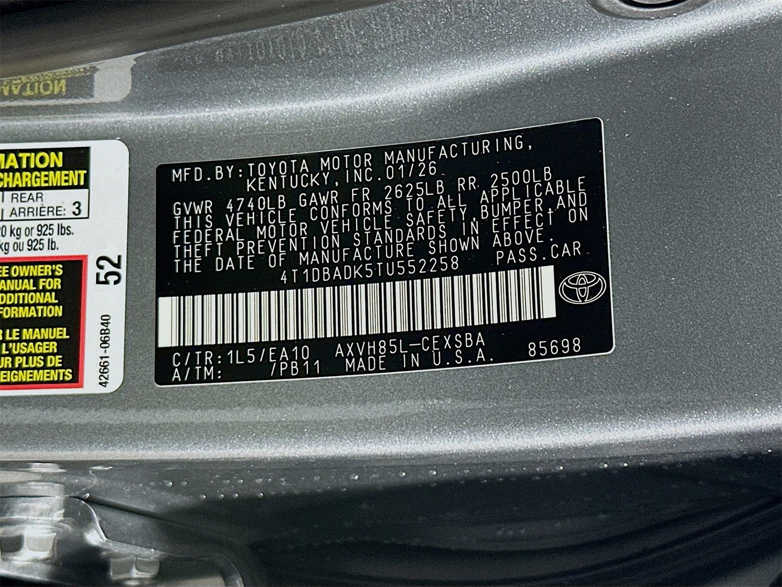 New 2026 Toyota Camry SE image 31