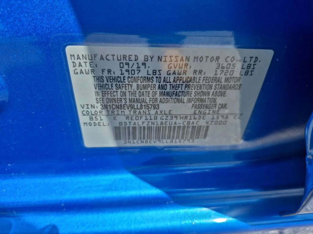 Used 2020 Nissan Versa SV FWD image 35