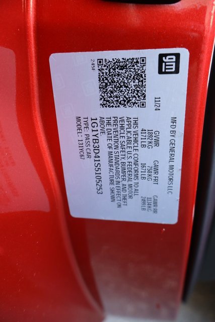 Used 2025 Chevrolet Corvette Stingray Preferred Conv w/ Z51 Performance Package image 35