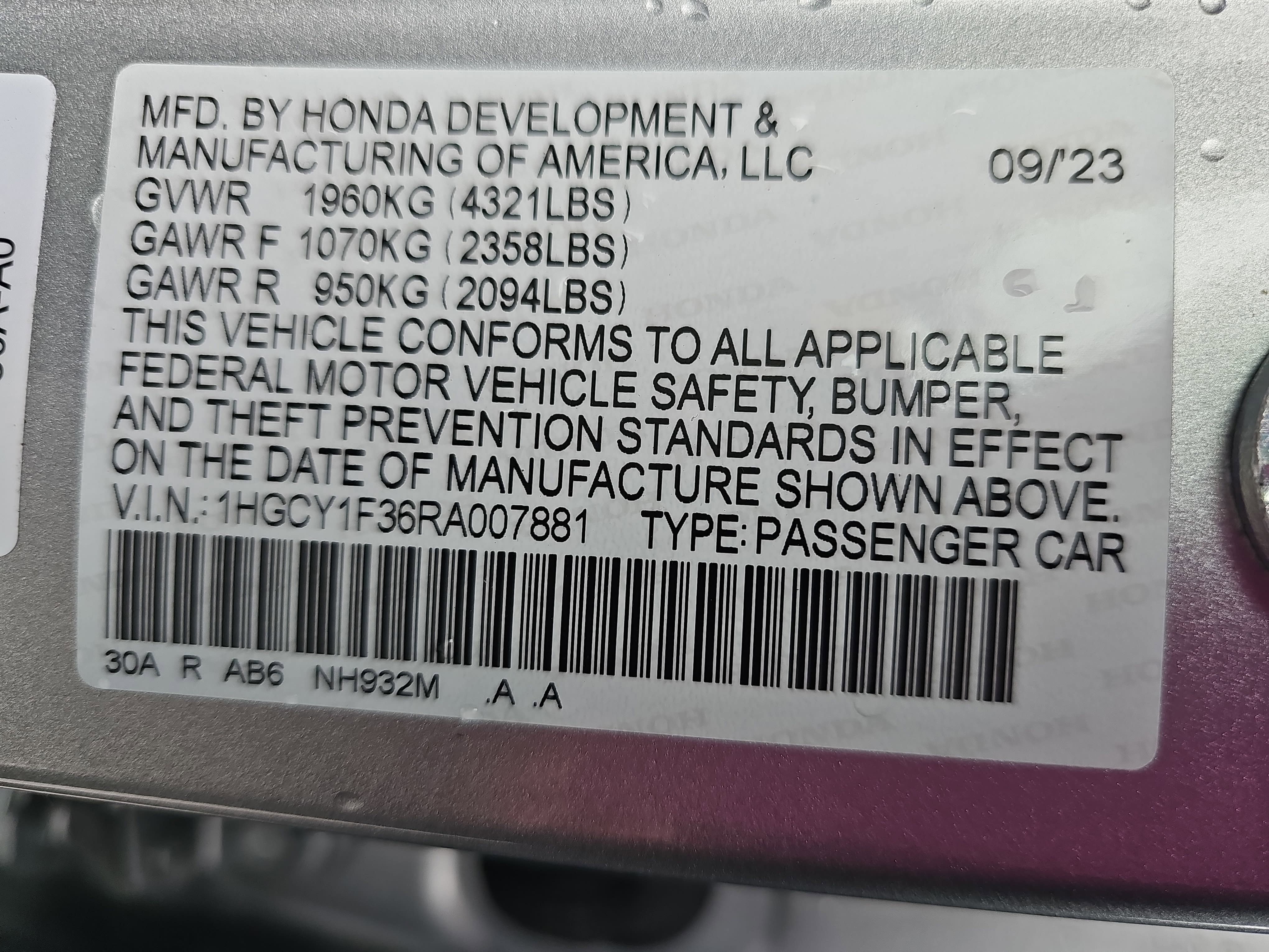 Used 2024 Honda Accord EX image 31