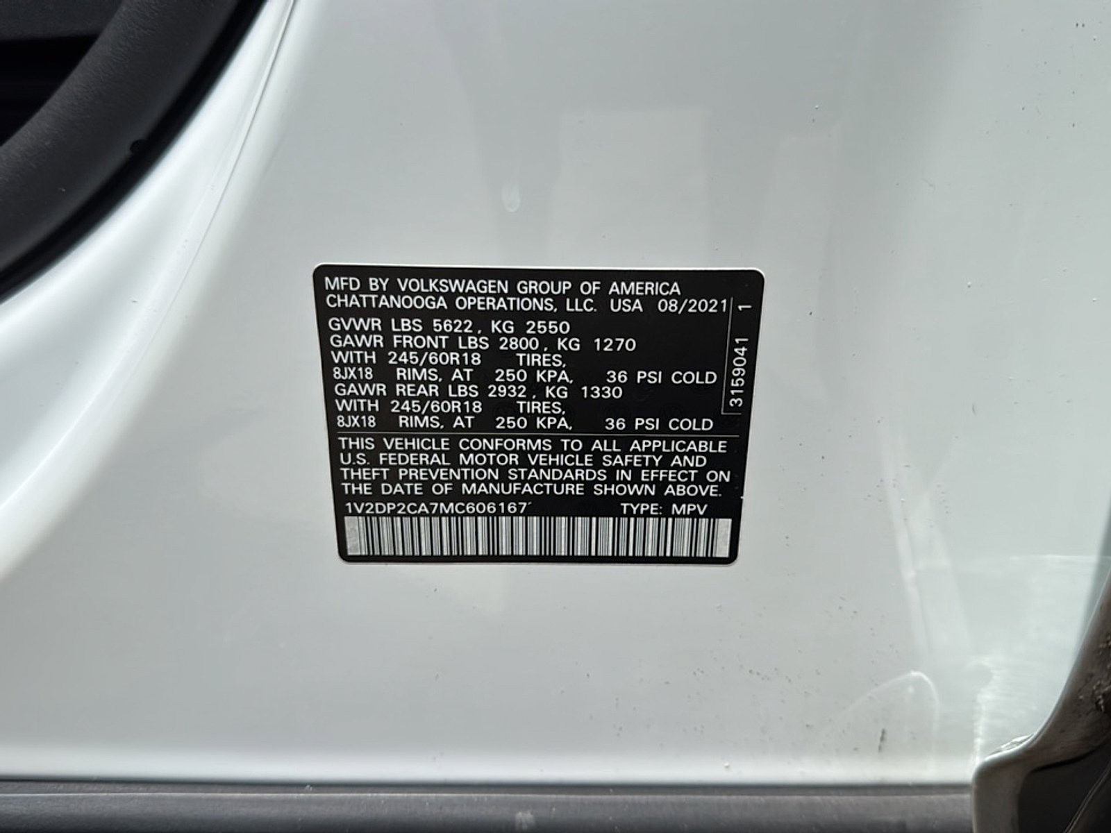Used 2021 Volkswagen Atlas SE FWD image 51