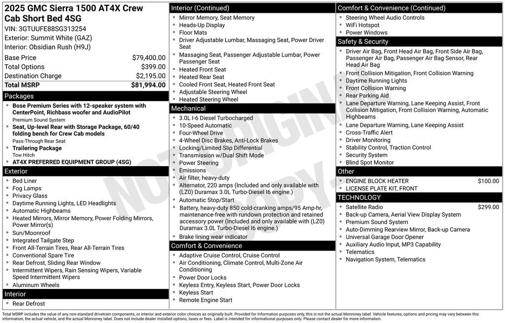 Used 2025 GMC Sierra 1500 AT4X image 4