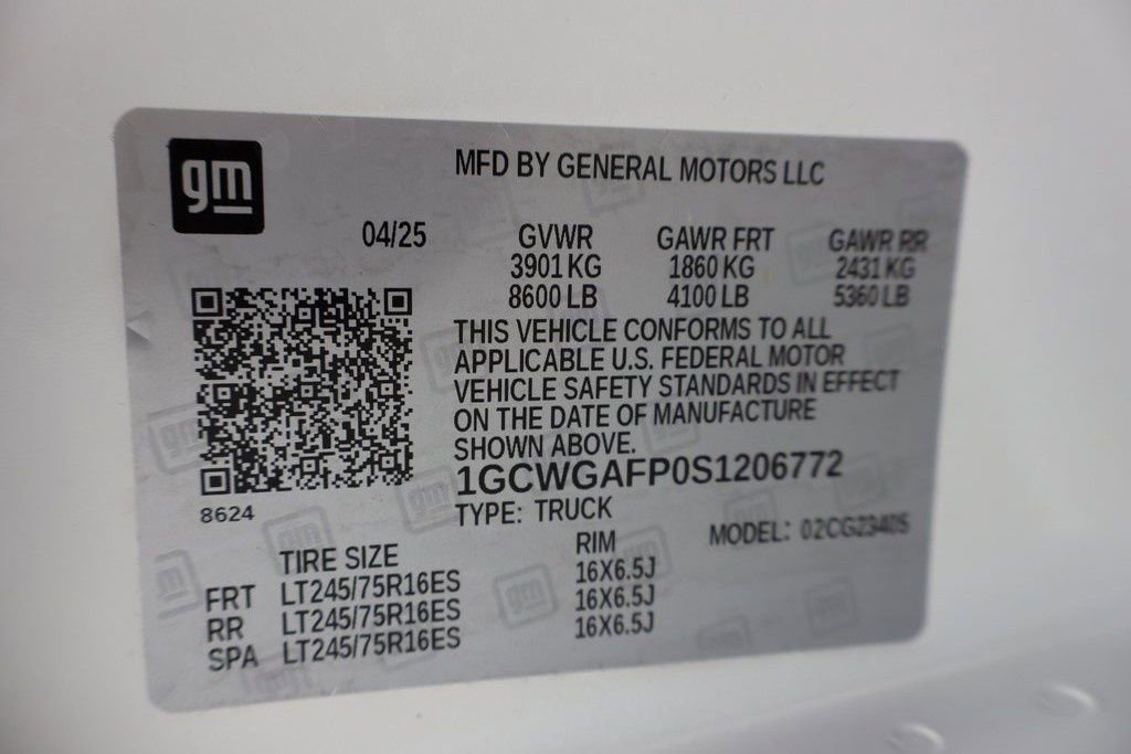 New 2025 Chevrolet Express 2500 w/ Driver Convenience Package image 33