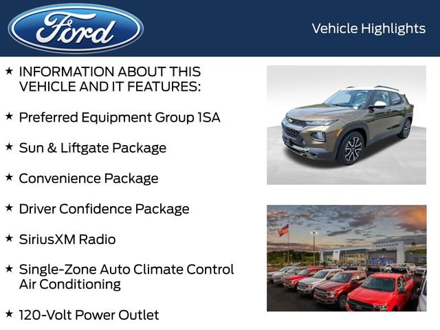 Used 2021 Chevrolet TrailBlazer ACTIV w/ Sun and Liftgate Package FWD image 5