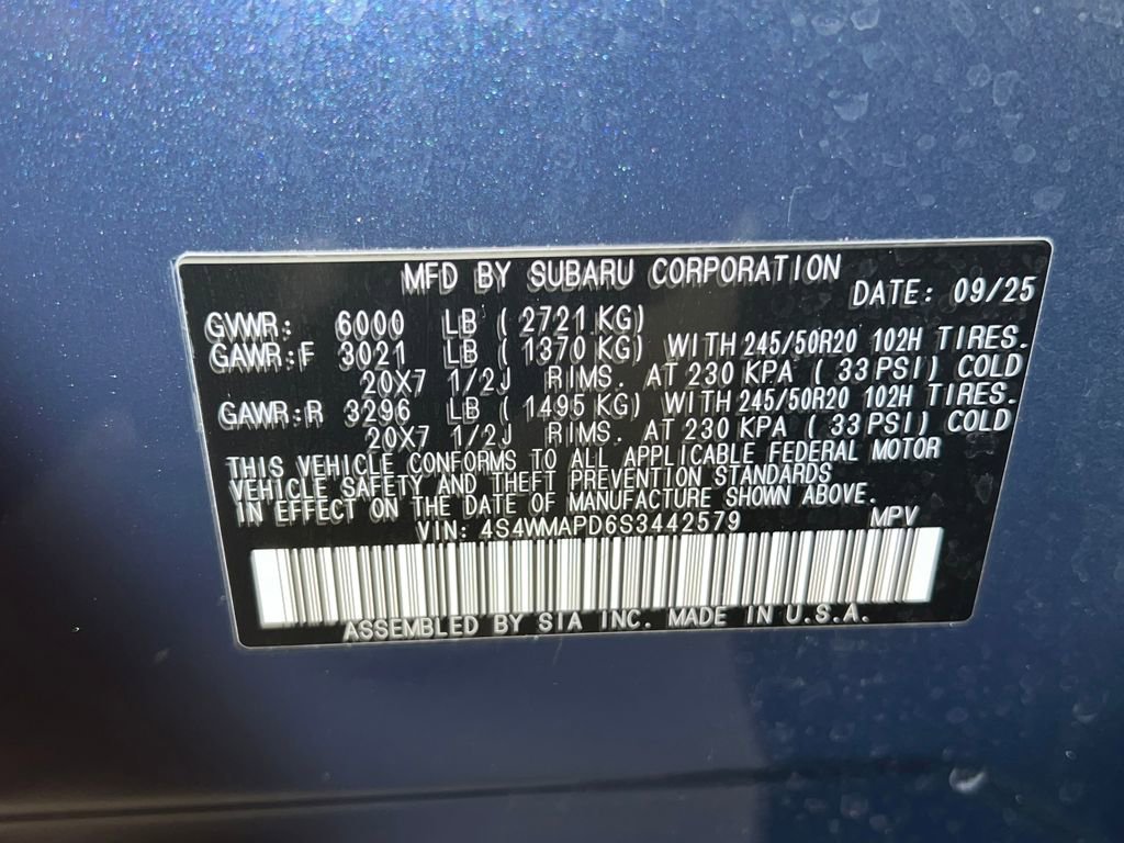 Certified 2025 Subaru Ascent Limited AWD/4WD image 34