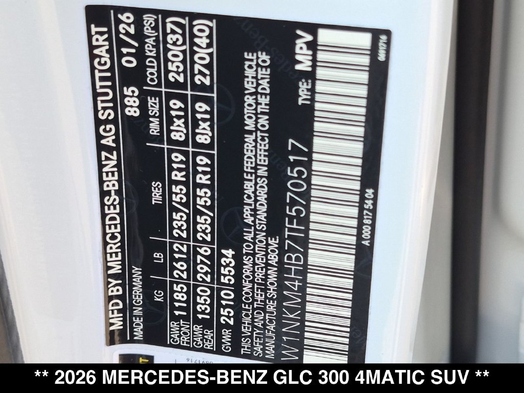 Certified 2026 Mercedes-Benz GLC 300 4MATIC image 19