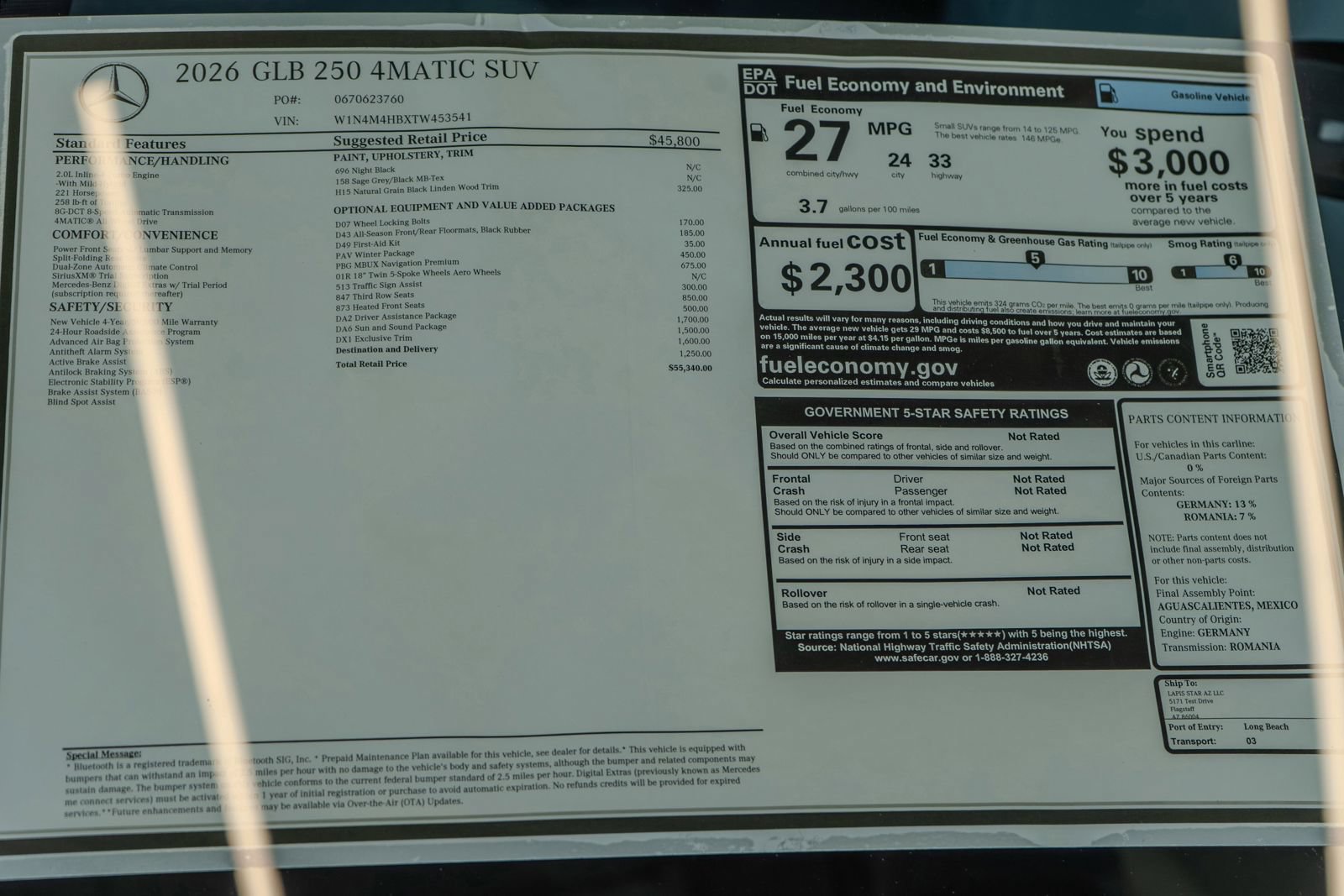 Used 2026 Mercedes-Benz GLB 250 4MATIC image 36