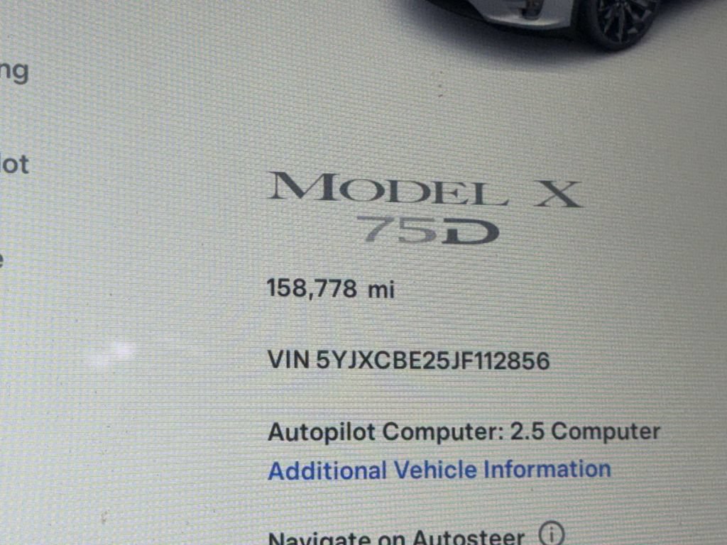 Used 2018 Tesla Model X 75D AWD/4WD image 29