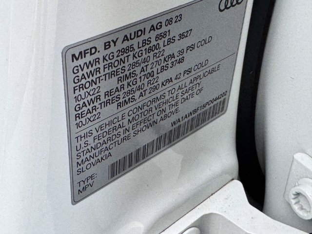 Used 2023 Audi SQ8 Premium Plus w/ Executive Package AWD/4WD image 47