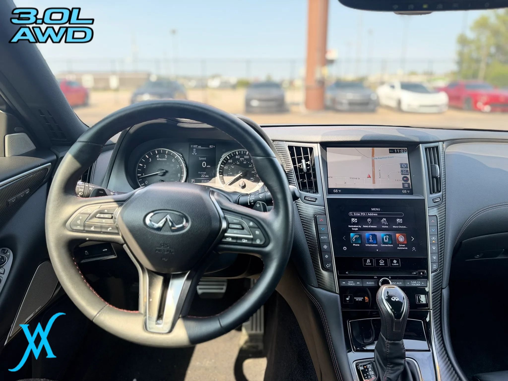 Used 2023 INFINITI Q50 Red Sport 400 w/ Black Opal Edition AWD/4WD image 29