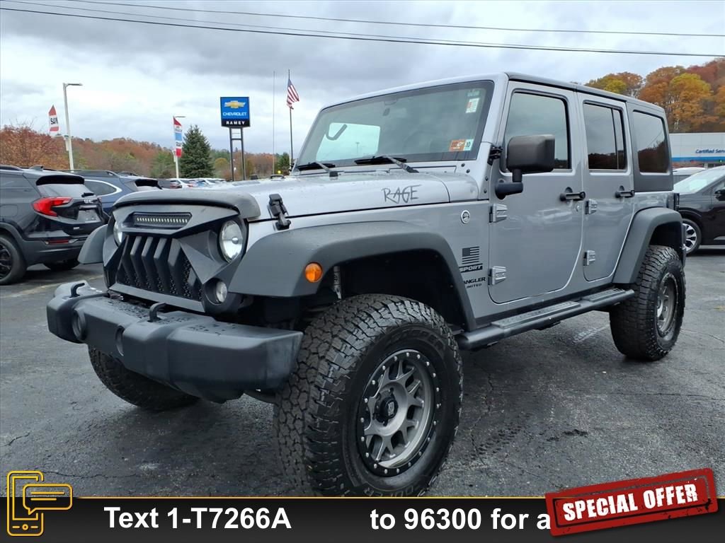 Used 2016 Jeep Wrangler Unlimited Sport w/ Quick Order Package 24S image 9
