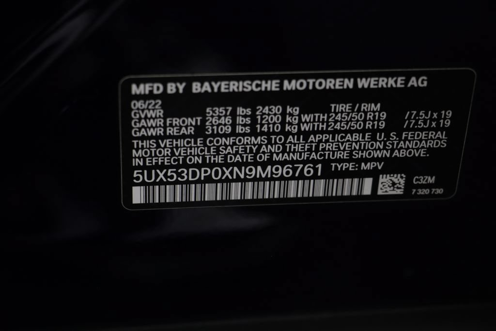 Used 2022 BMW X3 xDrive30i w/ Premium Package 2 AWD/4WD image 23