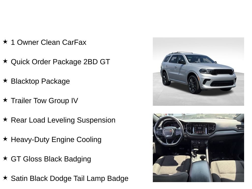 Used 2024 Dodge Durango GT w/ Blacktop Package AWD/4WD image 31