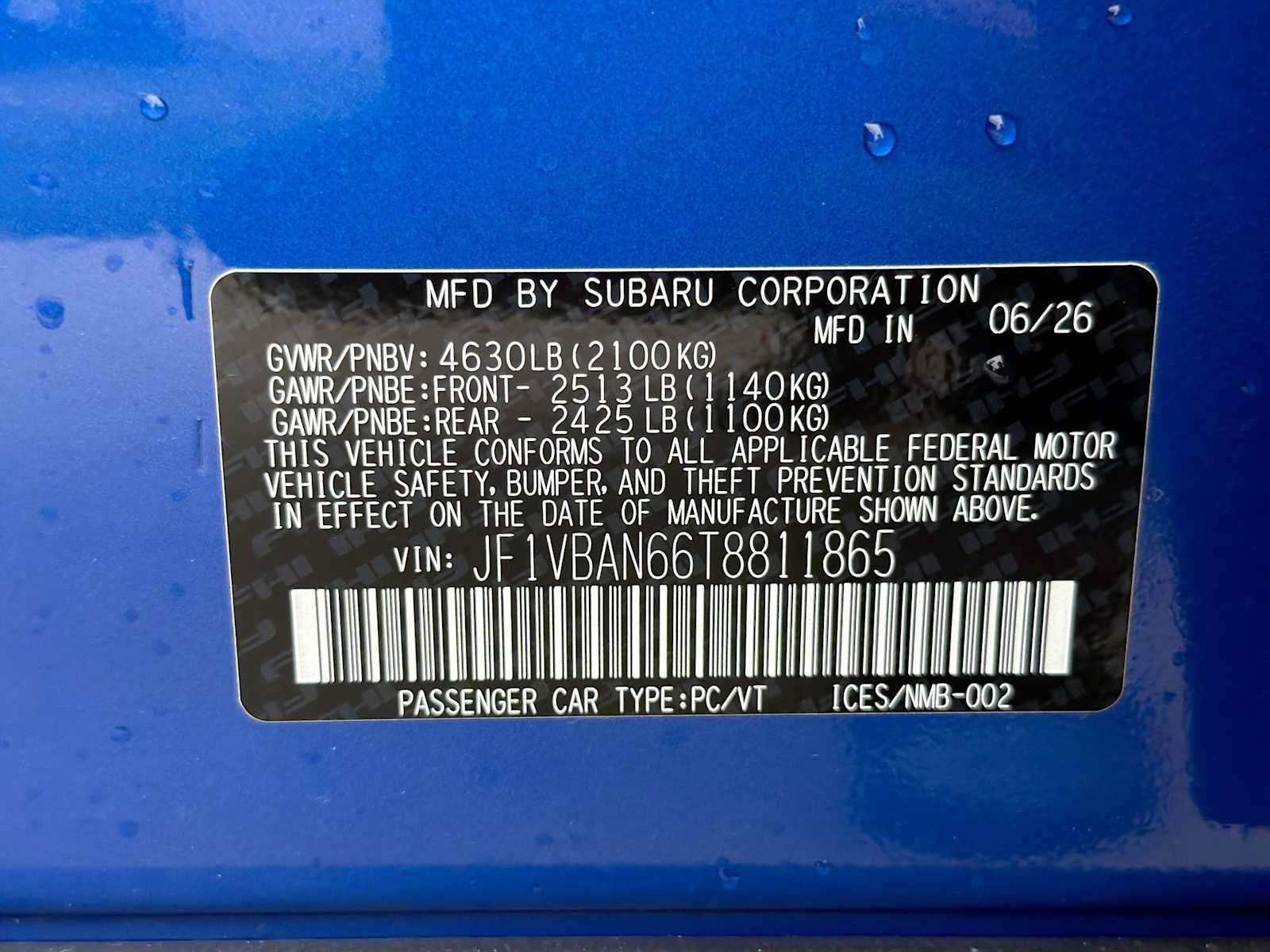 New 2026 Subaru WRX Limited AWD/4WD image 32