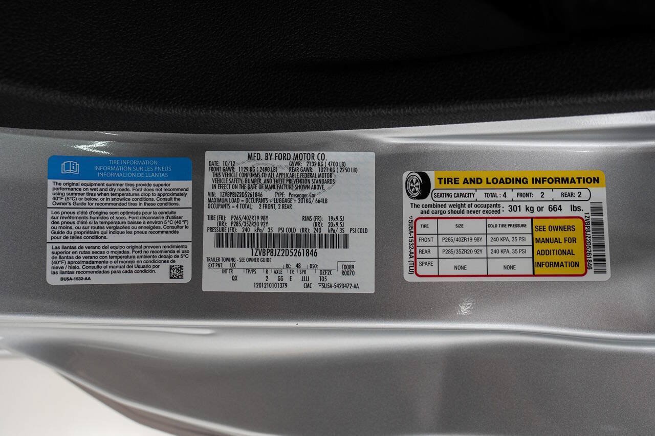 Used 2013 Ford Mustang Shelby GT500 RWD image 39