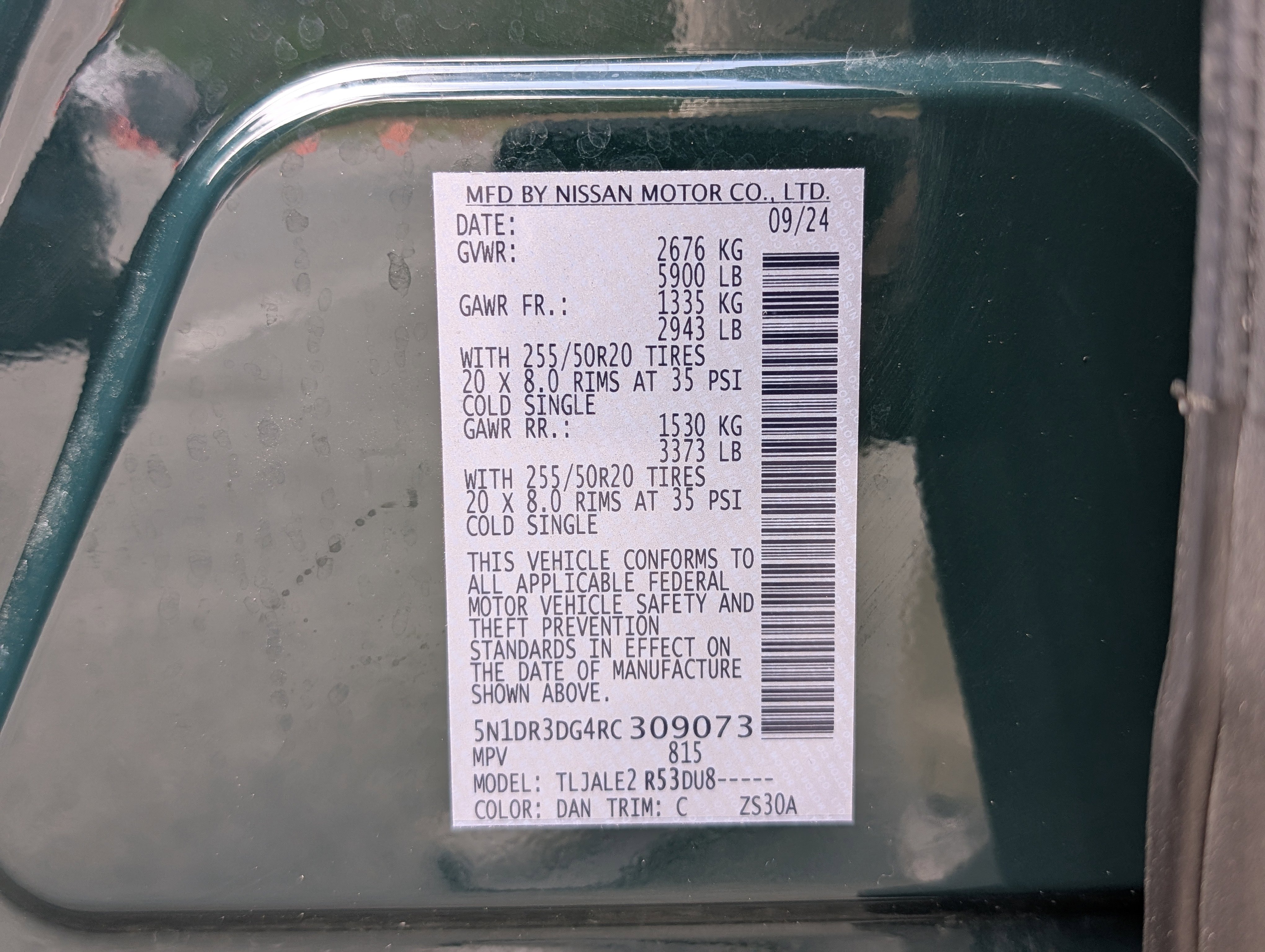 Used 2024 Nissan Pathfinder Platinum w/ Cargo Package image 43