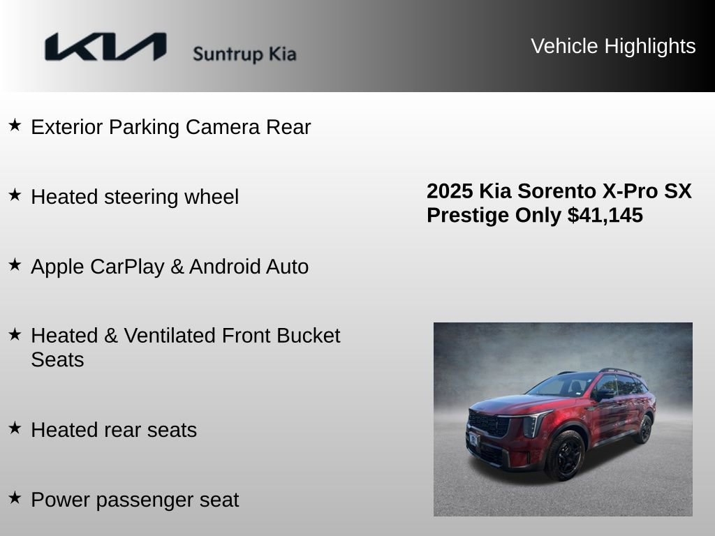 Used 2025 Kia Sorento SX Prestige AWD/4WD image 15