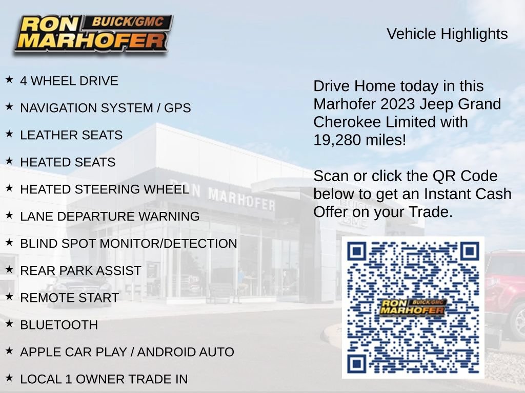 Used 2023 Jeep Grand Cherokee Limited AWD/4WD image 14