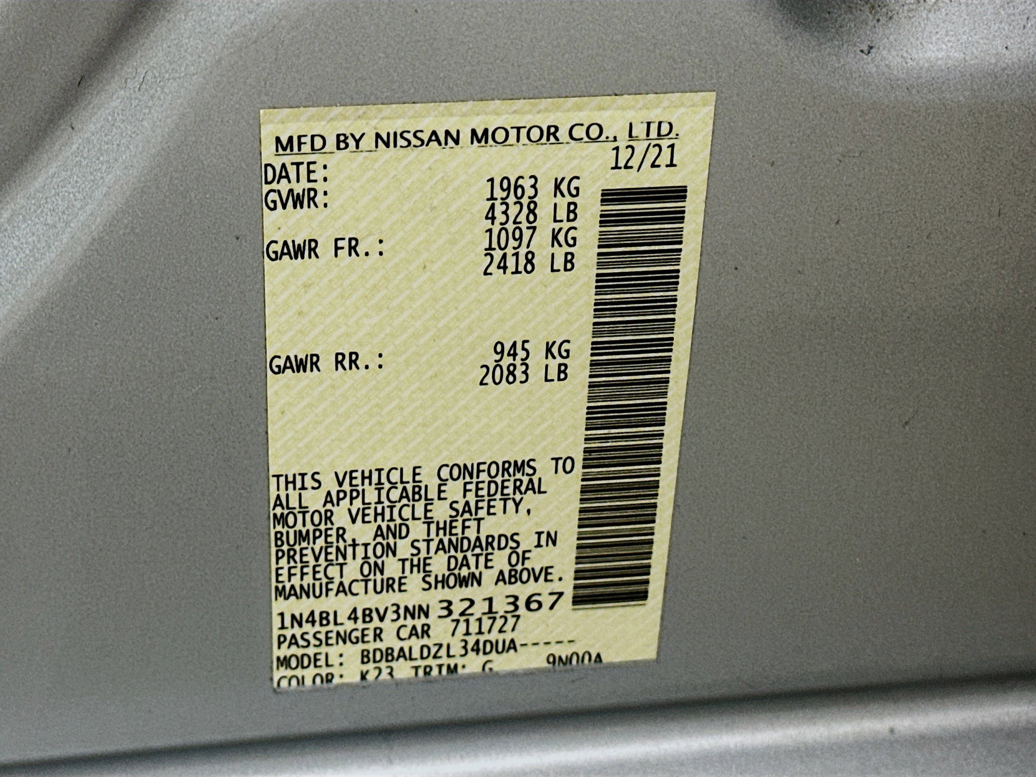 Used 2022 Nissan Altima 2.5 S image 12