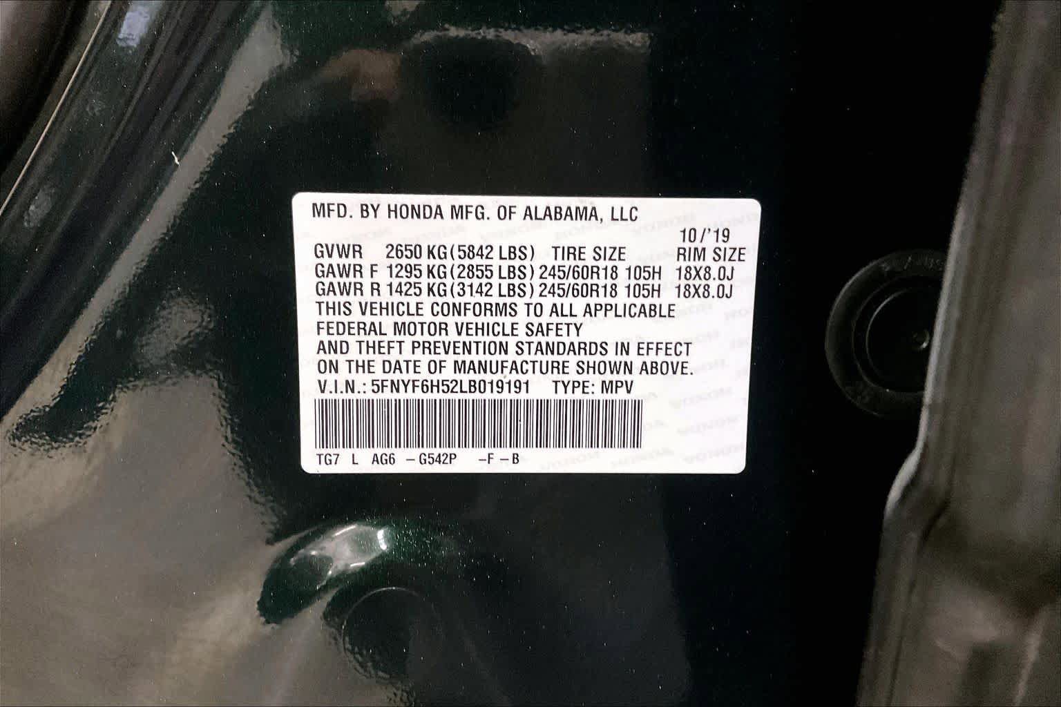 Used 2020 Honda Pilot EX-L image 37