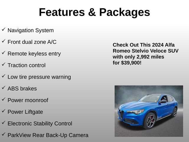 Used 2024 Alfa Romeo Stelvio Veloce image 4