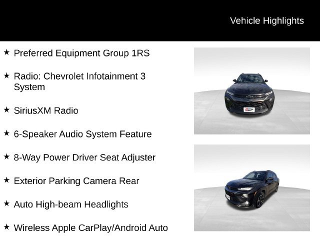 Certified 2022 Chevrolet TrailBlazer RS FWD image 13