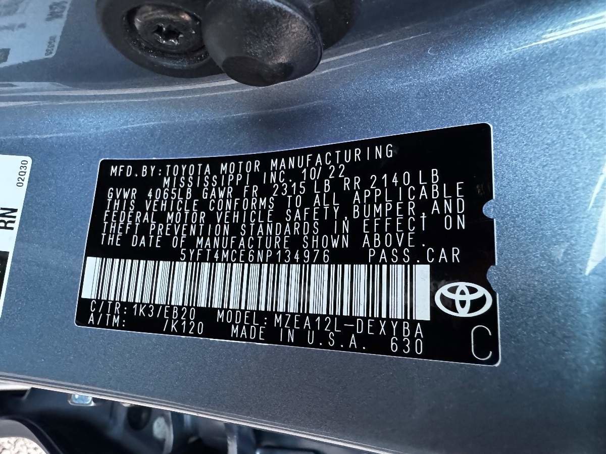 Used 2022 Toyota Corolla XSE image 31