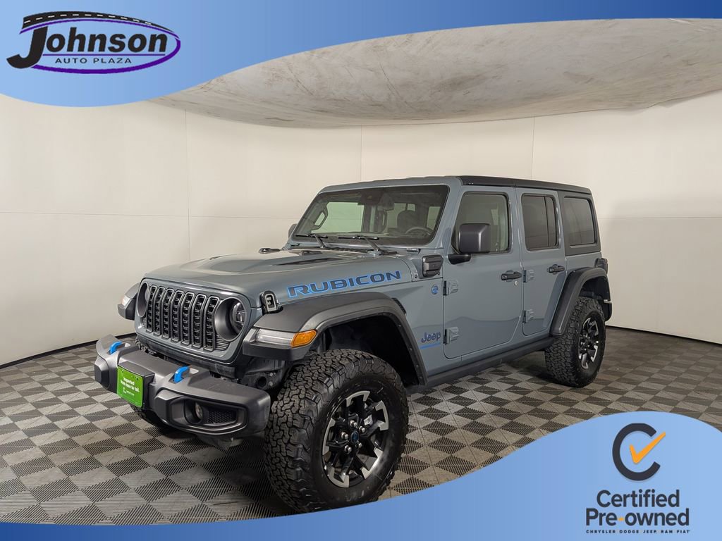 Certified 2025 Jeep Wrangler Unlimited Rubicon 4xe w/ Safety Group