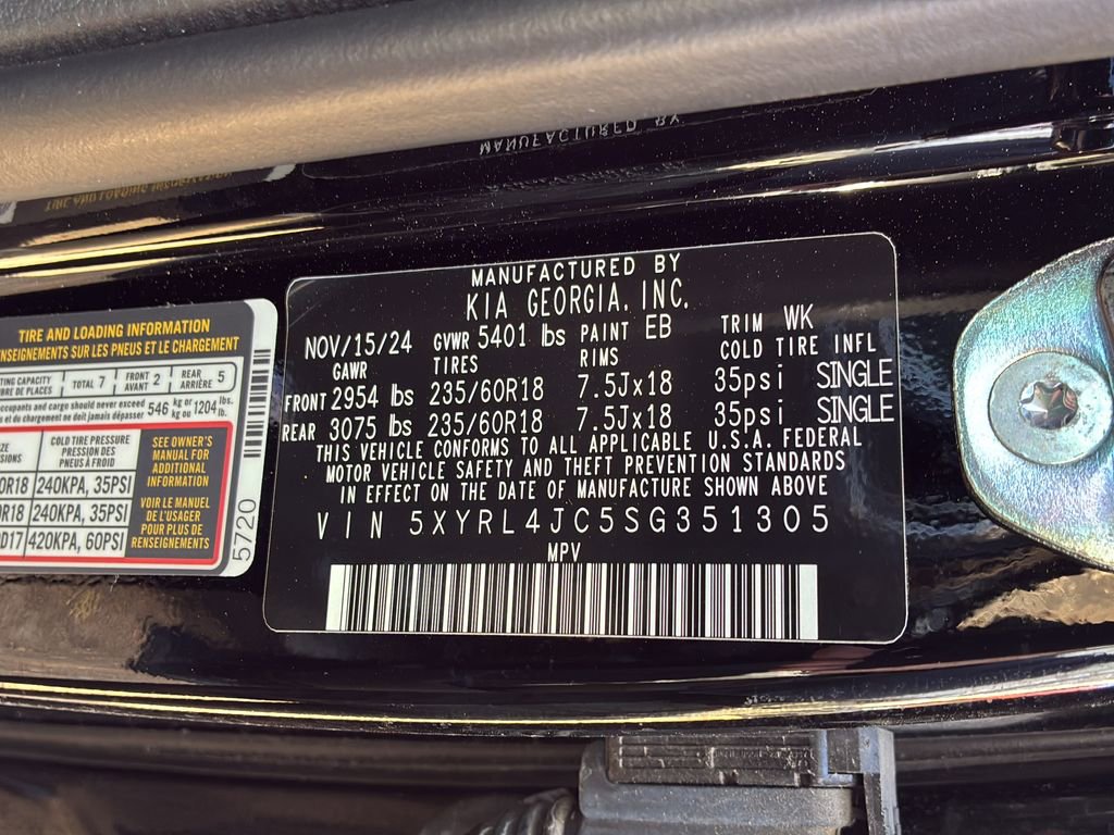 New 2025 Kia Sorento S w/ Panoramic Sunroof Package image 40