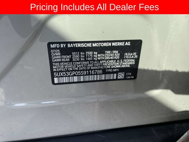 Used 2025 BMW X3 xDrive30i w/ Premium Package AWD/4WD image 38