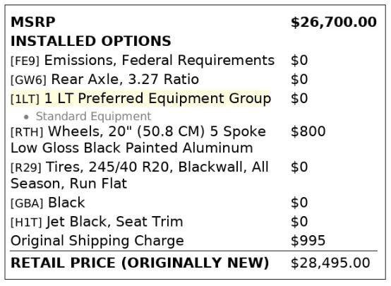 Used 2018 Chevrolet Camaro LT RWD image 4
