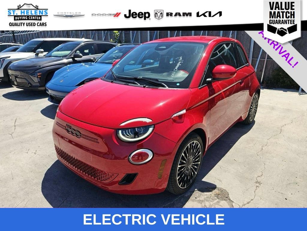 Used 2024 FIAT 500 e (RED)