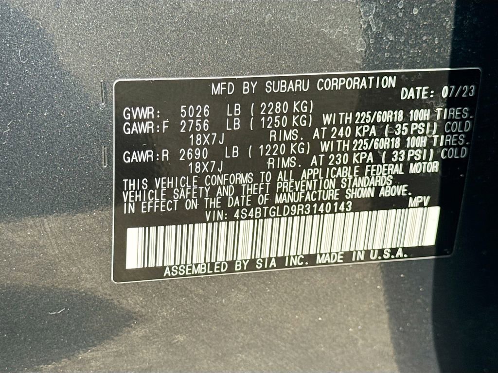 Certified 2024 Subaru Outback Onyx Edition XT w/ Popular Package #2 AWD/4WD image 43