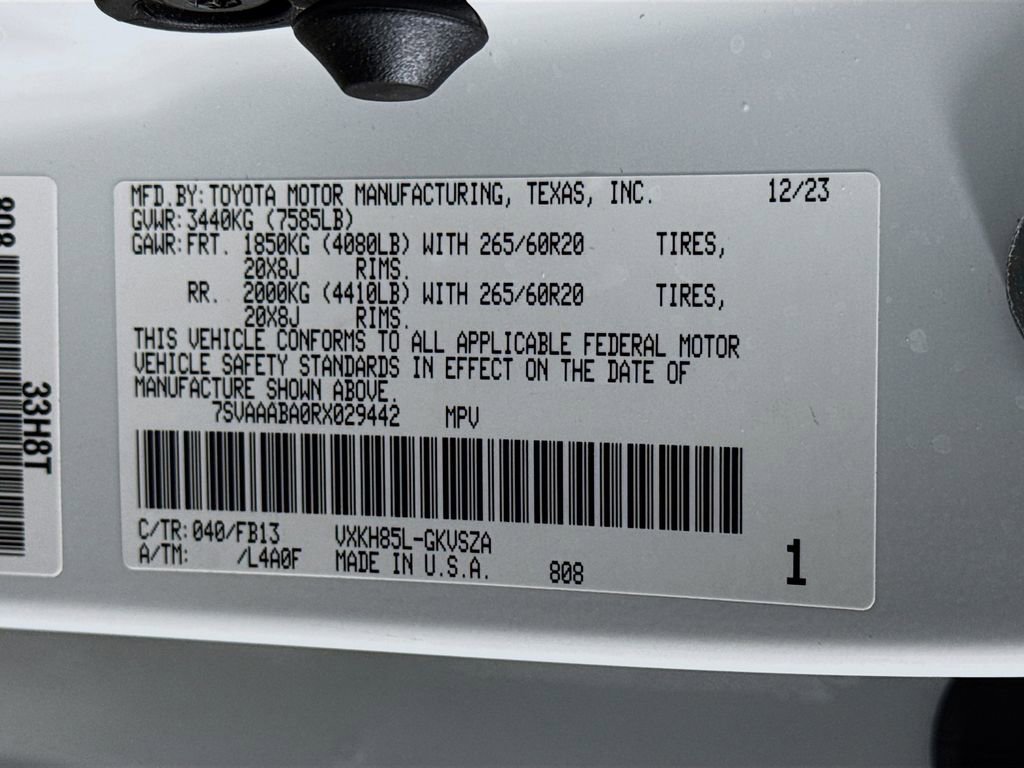 Used 2024 Toyota Sequoia SR5 w/ TRD Sport Package image 34